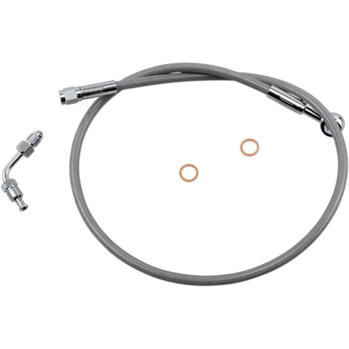 Magnum - Magnum Clear Coated XR Stainless Upper Front Brakeline Kit - 30in. Total Length - SSC1506-30