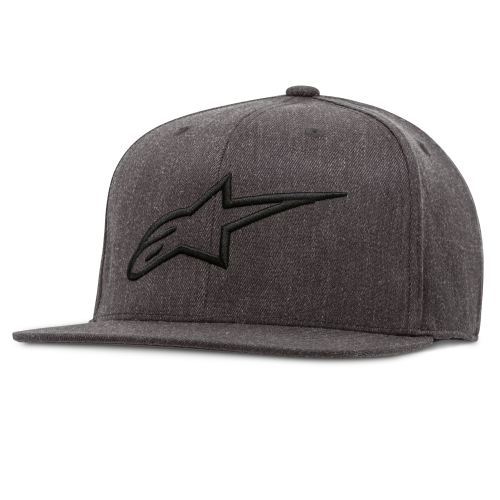 Alpinestars - Alpinestars Ageless Flatbill Hat - 1035-81015-1910-L/XL - Charcoal Heather/Black - Large