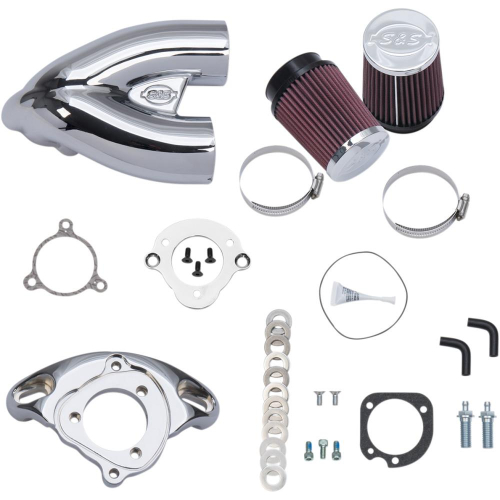 S&S Cycle - S&S Cycle Tuned Induction Kit - Chrome - 170-0311C