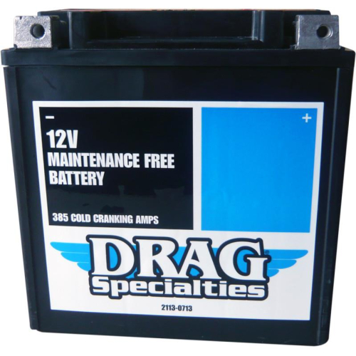 Drag Specialties - Drag Specialties AGM Maintenance-Free Battery - 2113-0713