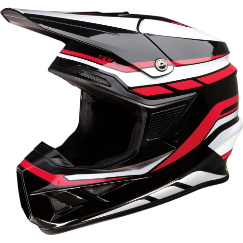 Z1R - Z1R F.I. Flank Helmet - 0110-5717 - Black/White/Red - X-Small