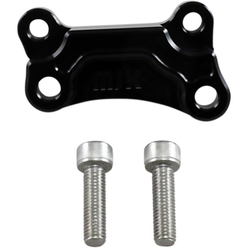 MJK Performance - MJK Performance Brake Caliper Adapters For 13in. Floating Rotors, Black Anodize - Left Side - P-4681