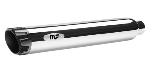 MagnaFlow - MagnaFlow Legacy 3in. Slip-On Muffler - Chrome/Black End Cap - 7201403