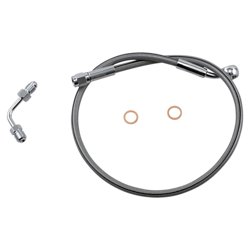 Magnum - Magnum Clear Coated XR Stainless Upper Front Brakeline Kit - 24in. Total Length - SSC1501-24