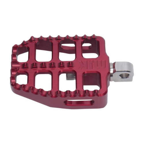 MJK Performance - MJK Performance Billet Footpegs - 3in. L X 4in. W - Gold Anodized - P-4543
