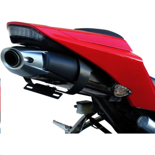Targa - Targa Tail Kit with LED Turn Signals - Black/Clear - 22-183LED-L