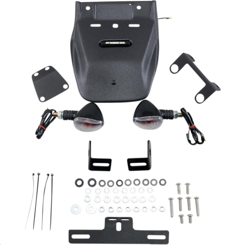 Targa - Targa Tail Kit with Turn Signals - Black/Clear - 22-181-L