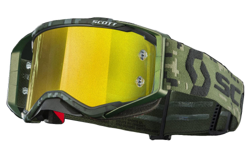 Scott USA - Scott USA Prospect Goggles - 272821-6312289 - Khaki Green /Yellow Chrome - OSFA
