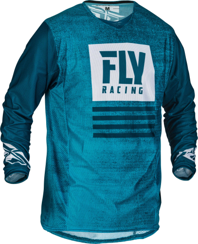 Fly Racing - Fly Racing Kinetic Mesh Noiz Youth Jersey - 373-311YX - Blue/Navy - X-Small