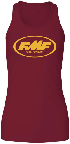 FMF Racing - FMF Racing Pristine Womens Tank - SP8423902-CAR-WMD - Cardinal - Medium