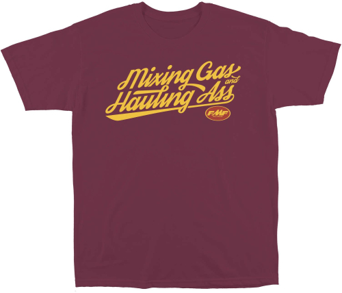 FMF Racing - FMF Racing Mix It Up T-Shirt - HO8118904-BUR-2XL - Burgundy - 2XL