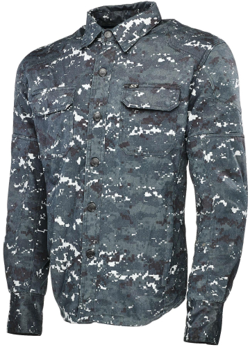 Speed & Strength - Speed & Strength Call To Arms Moto Shirt - 1106-0408-8058 - Blue/Camo - 4XL