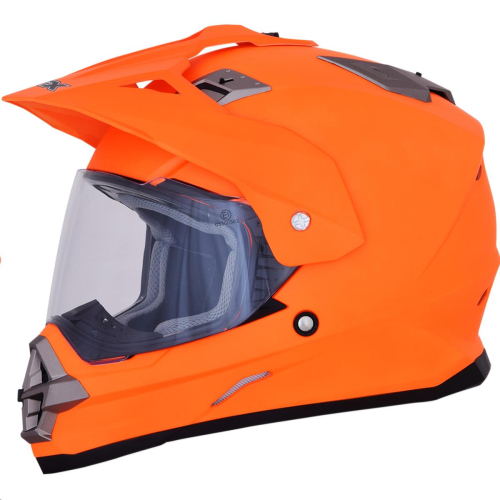 AFX - AFX FX-39 Dual Sport Series 2 Solid Helmet - 0110-5856 - Matte Neon Orange - Small