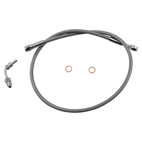 Magnum - Magnum Clear Coated XR Stainless Upper Front Brakeline Kit - 32in. Total Length - SSC1506-32