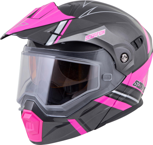 Scorpion - Scorpion EXO-AT950 Teton Womens Helmet - 95-1396-SD - Pink/Gray - X-Large