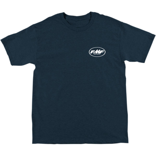 FMF Racing - FMF Racing Mellow Heather T-Shirt - SP9118901DBU2X - Dark Blue - 2XL
