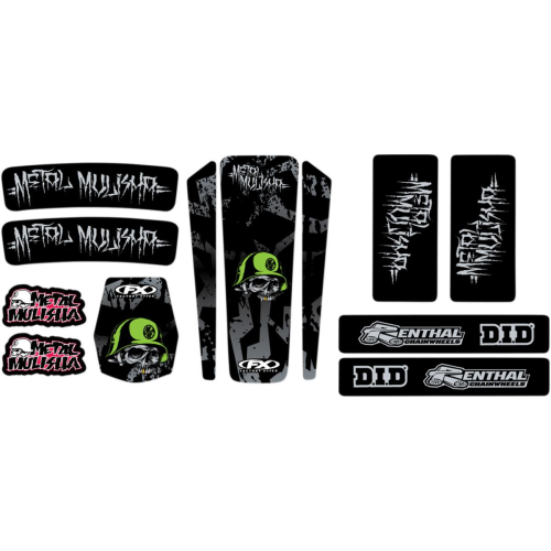 Factory Effex - Factory Effex Metal Mulisha Universal Trim Kit - Kawasaki - 22-50160