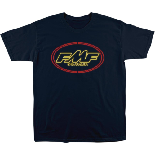 FMF Racing - FMF Racing Glow T-Shirt - SP9118917NVY2X - Navy - 2XL
