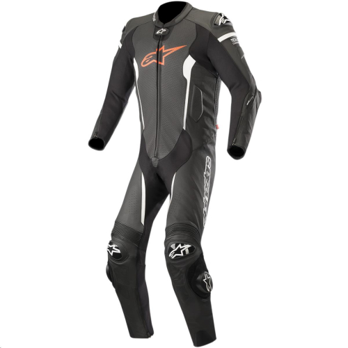 Alpinestars - Alpinestars Missile One-Piece Leather Suit - 3150118-1321-46 - Black/Red/White - 36