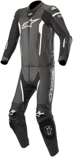 Alpinestars - Alpinestars Missile Two-Piece Leather Suit - 3160119-12-58 - Black/White - 48