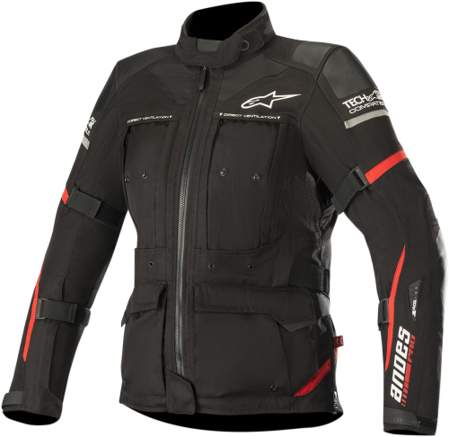 Alpinestars - Alpinestars Stella Andes Pro Drystar Tech Air Womens Jacket - 3217119-13-M - Black/Red - Medium