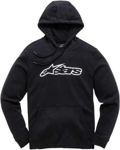 Alpinestars - Alpinestars Blaze Fleece Pullover Hoodie - 10375311310202X - Black/White - 2XL