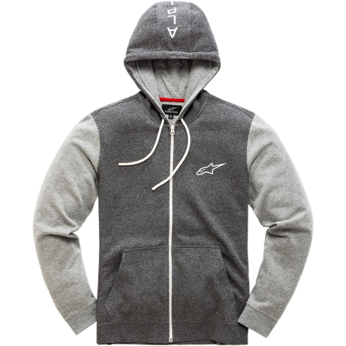Alpinestars - Alpinestars Mach 1 Fleece Zip-Front Hoody - 1038530501912X - Charcoal Heather - 2XL