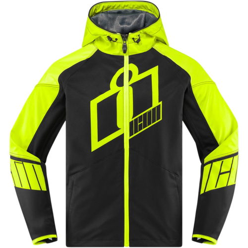 Icon - Icon Merc Crusader Jacket - 2820-4720 - Hi-Viz - 3XL