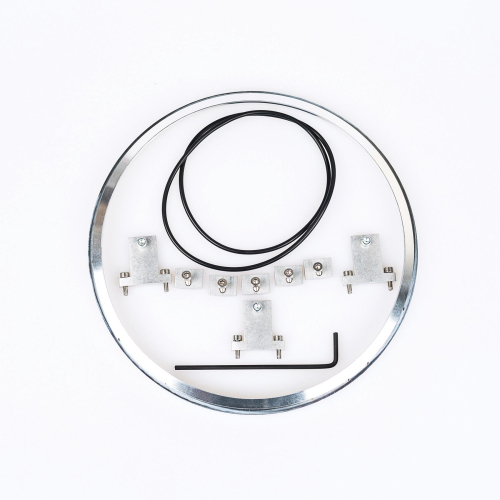 J&M - J&M 7in. Headlight Adapter Rings - Raw - 0703421