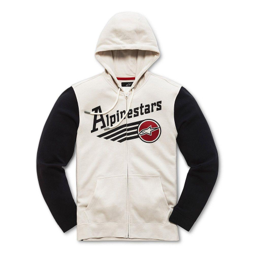 Alpinestars - Alpinestars Chief Fleece Hoody - 1038-53008-204-L - Off-White - Large