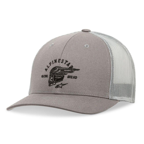 Alpinestars - Alpinestars Skullision Trucker Hat - 1038-81026-1110 - Gray/Black - OSFM