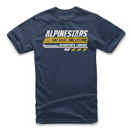 Alpinestars - Alpinestars Bravo T-Shirt - 1038-72014-70-M - Navy - Medium