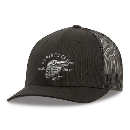 Alpinestars - Alpinestars Skullision Trucker Hat - 1038-81026-1018 - Black/Charcoal - OSFM