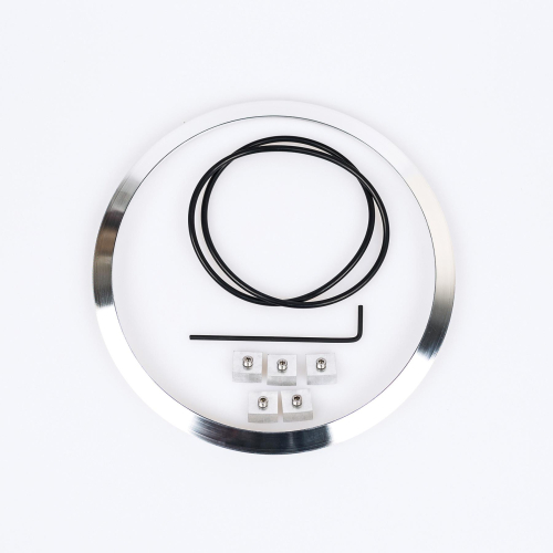 J&M - J&M 7in. Headlight Adapter Rings - Raw - 0703401