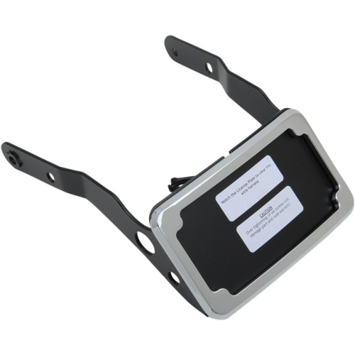 Cycle Visions - Cycle Visions Curved License Plate Frame and Mount - Chrome - CV4662