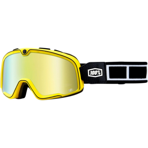 100% - 100% Barstow Burnworth Classic Goggles - 50002-297-02 - Burnworth / Gold Mirror Lens - OSFM