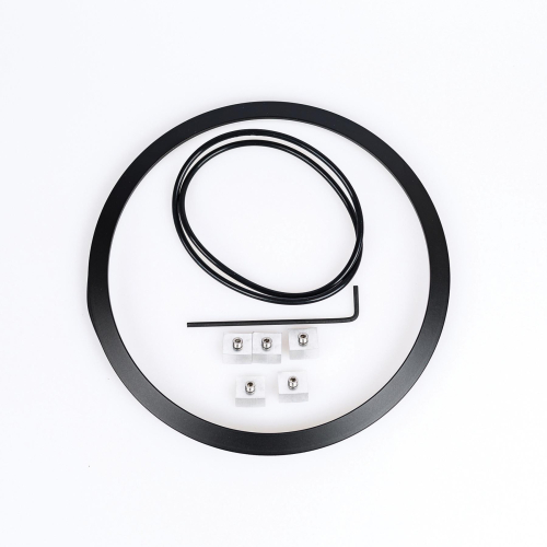 J&M - J&M 7in. Headlight Adapter Rings - Black - 0703391