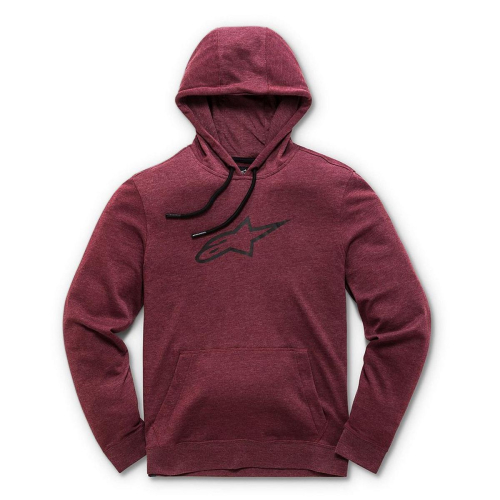 Alpinestars - Alpinestars Valid II Fleece Hoody - 1038-53004-38-M - Burgundy - Medium