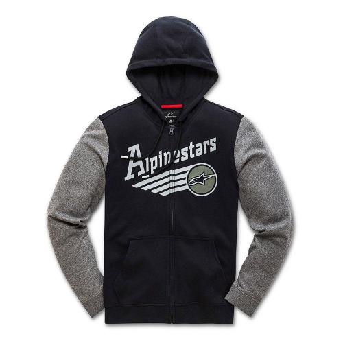 Alpinestars - Alpinestars Chief Fleece Hoody - 1038-53008-10-L - Black - Large