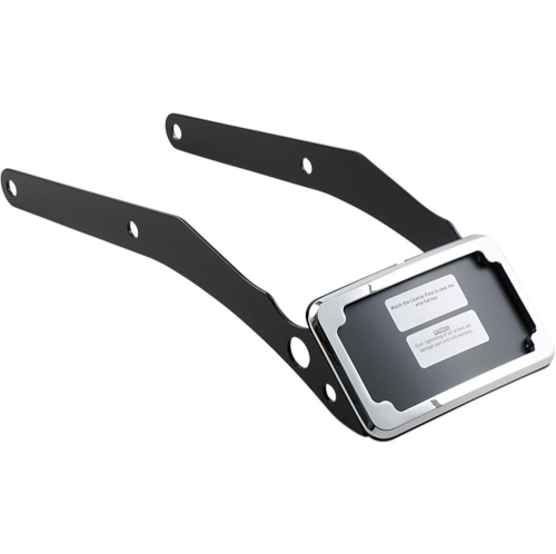Cycle Visions - Cycle Visions Curved License Plate Frame and Mount - Chrome - CV4664
