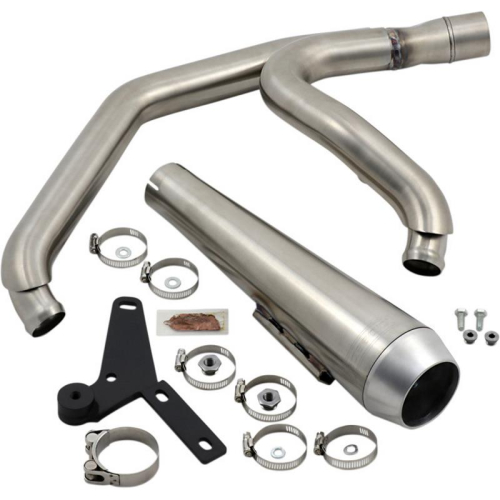 Bassani Manufacturing - Bassani Manufacturing Road Rage III 2-Into-1 Exhaust System - Stainless Steel - 1594SS