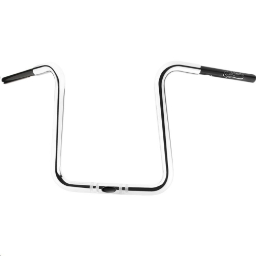 Cyclesmiths - Cyclesmiths 1-1/4in. California Lane-Splitter Ape Handlebar for 1-1/4in. Clamp Area - 14in. Rise - Chrome - 113CA14NS14H