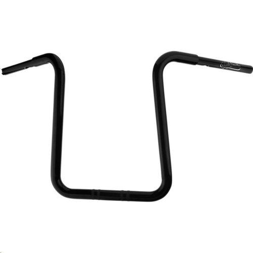 Cyclesmiths - Cyclesmiths 1-1/4in. California Lane-Splitter Ape Handlebar for 1-1/4in. Clamp Area - 16in. Rise - Gloss Black - 113CA16NSBP
