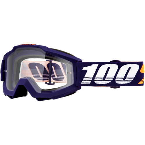 100% - 100% Accuri Grib Goggles - 50200-284-02 - Grib / Clear Lens - OSFA