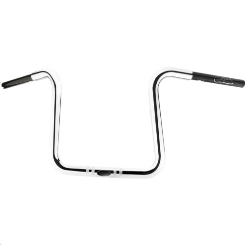 Cyclesmiths - Cyclesmiths 1-1/4in. California Lane-Splitter Ape Handlebar for 1-1/4in. Clamp Area - 12in. Rise - Chrome - 113CA12NS14H