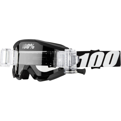 100% - 100% Strata SVS Outlaw Goggles - 50420-233-02 - Outlaw Black / Clear Lens - OSFM