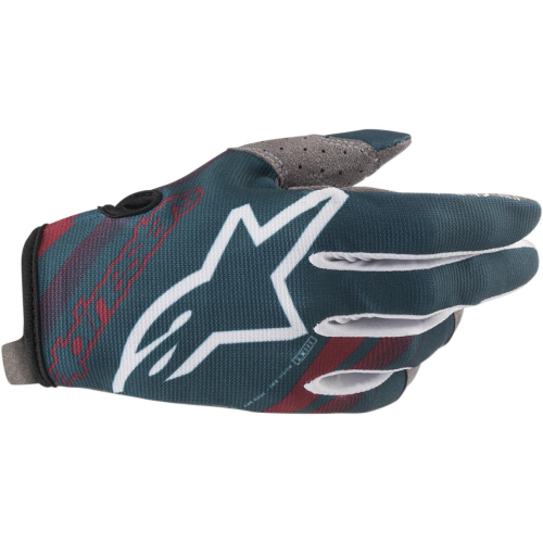 Alpinestars - Alpinestars Radar Gloves - 3561819-7079-2X - Petrol/Maroon - 2XL