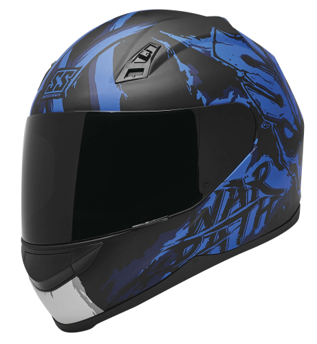 Speed & Strength - Speed & Strength SS700 War Path Helmet - 1111-0615-1051 - Blue/White/Black - X-Small