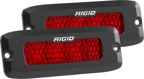 RIGID Industries - RIGID Industries SR-Q Pro Series Rear Facing Lights - Flush Mount - Red - 90164
