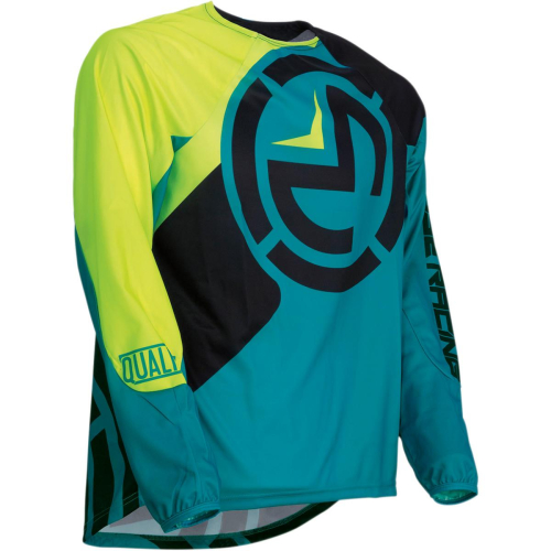 Moose Racing - Moose Racing Qualifer Youth Jersey - 2912-1692 - Teal/Hi-Viz - X-Small